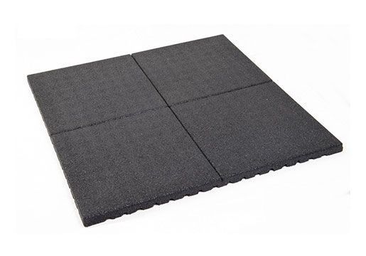 500X500X20mm lantai olahraga ubin bernapas karet gym Mats disesuaikan