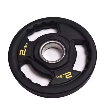 Bon prix 5Plaques de poids en caoutchouc unisexe tri-grip plaques olympiques 2,5 kg en ligne